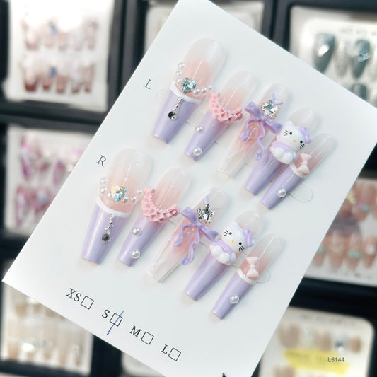 L6144  press on nails