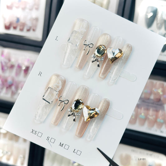 L6151   press on nails