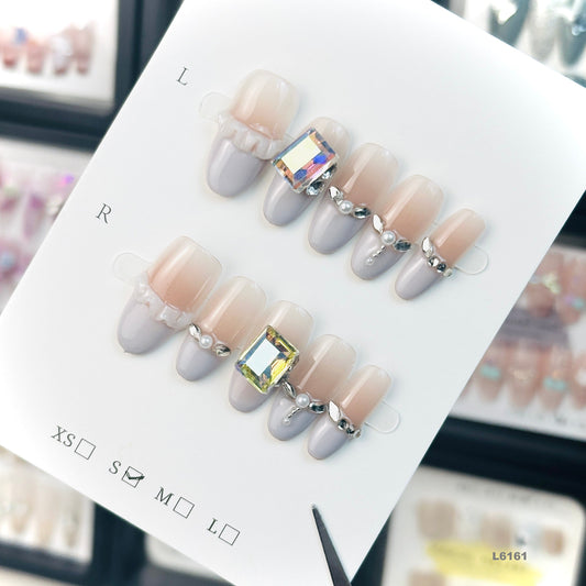 L6161   press on nails