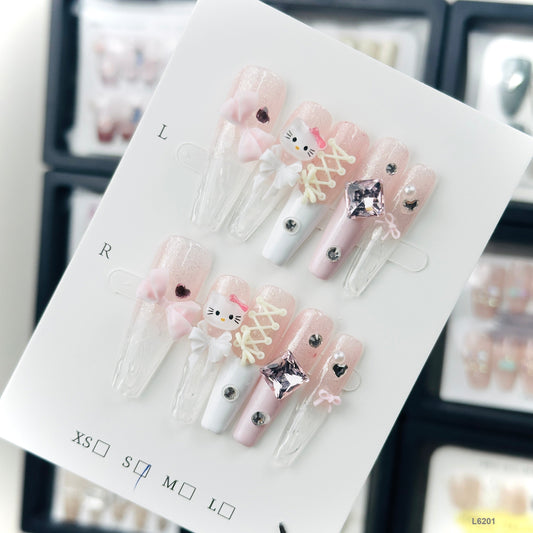 L6201  press on nails