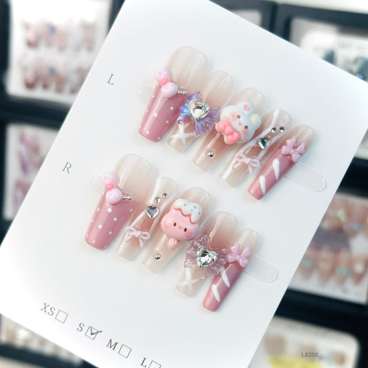 L6205  press on nails