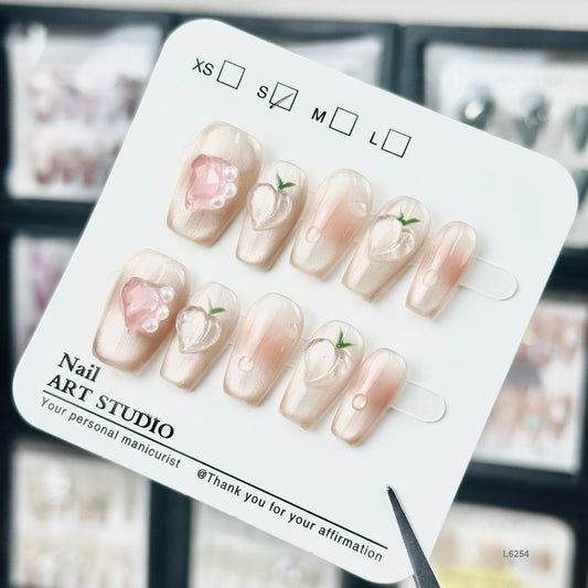 L6254   press on nails
