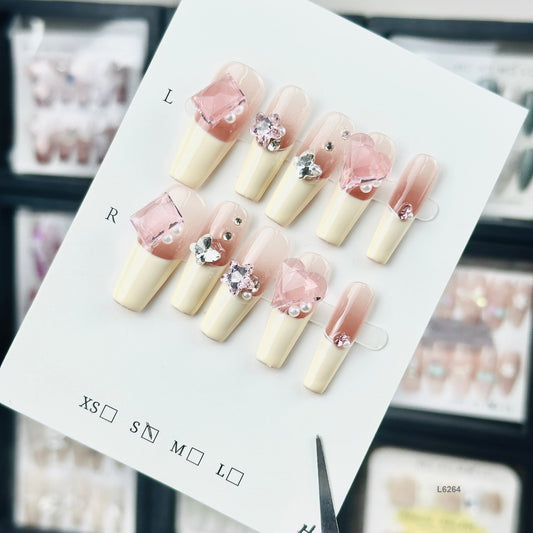 L6264   press on nails