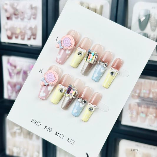 L6271   press on nails