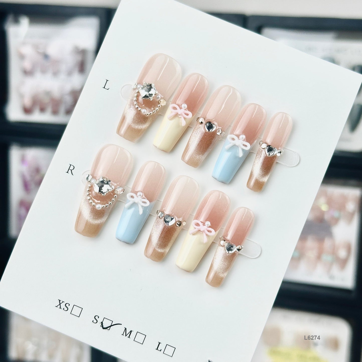 L6274   press on nails