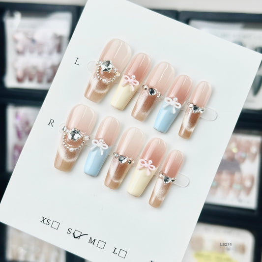 L6274   press on nails