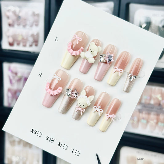 L6281   press on nails