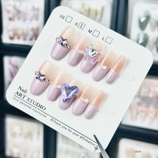L6284   press on nails