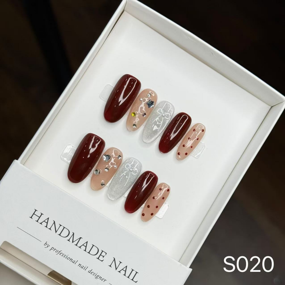 S001-S020--$2 The S series in the Ins style press on nails